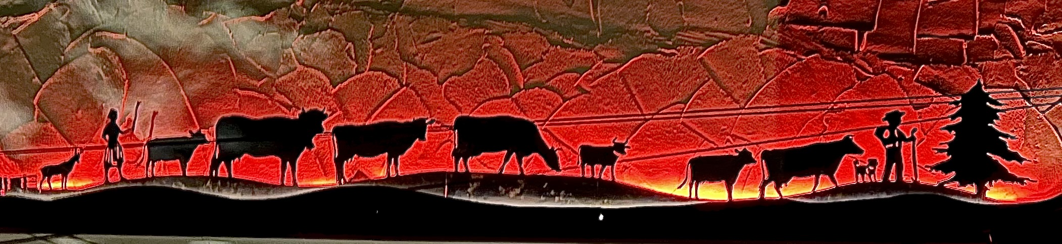 Poya fribourgeoise mural on La Chujale house, Arbaz