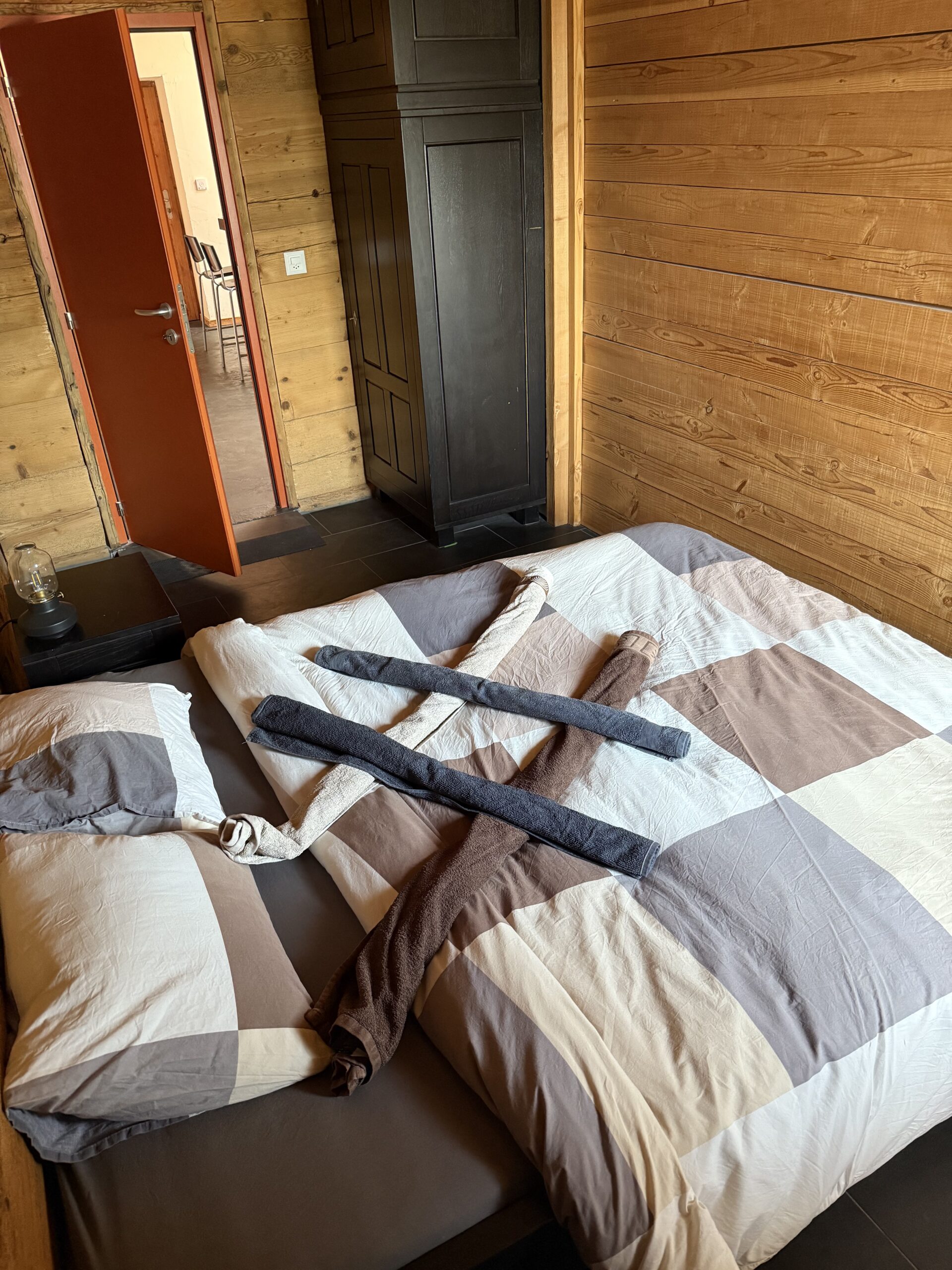 East-side double bedroom view 2 in Under the Roof apartment, Arbaz